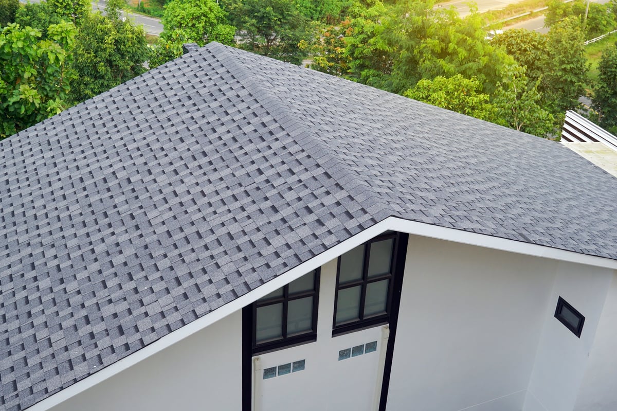 Beautiful residential home with a professionally installed roof